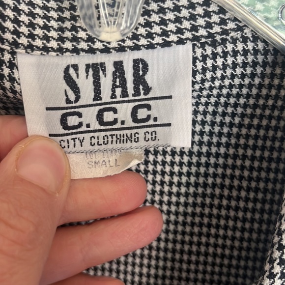 Black and white herringbone blazer - Picture 5 of 10